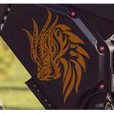 👉 Motorfiet nederlands Draak hoofd motorfiets stickers