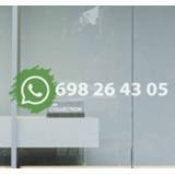 👉 Muursticker nederlands Aanwijzingen muurstickers Whatsapp social media-logo