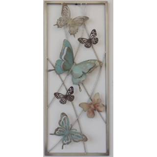 👉 Wanddecoratie frame 3D vlinders 8720094066530