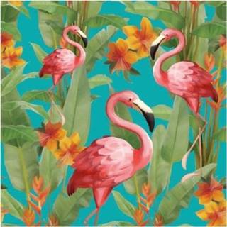 👉 Servet multi papier active Servetten hawaii print 3-laags 20x stuks