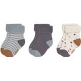 👉 Sock blauw active Lässig Newborn Socks GOTS 3 pcs assorted Tiny Farmer blue Size: 12-14 - Kleding 4042183423036