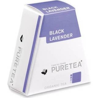 Wit zwart lavendel Black Lavender White Line 18 stuks