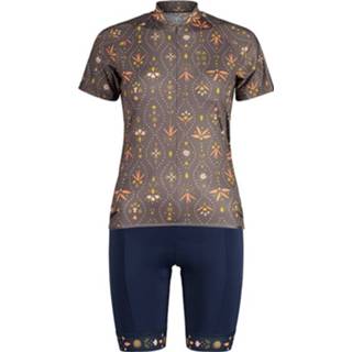 👉 Fietsshirt active vrouwen MALOJA RubinieM. AOP Dames set (fietsshirt + fietsbroek) (2 artikelen) 4260697426811