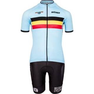 👉 Fietsshirt active kinderen BELGISCH NATIONAAL TEAM 2021 Kinderset (fietsshirt + fietsbroek) 4260627180011