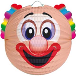 Lampion active gele Feest clown 20 cm