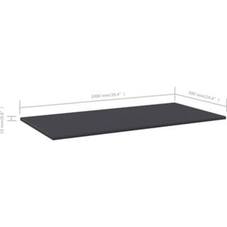 👉 Wandschap zwart active Wandschappen 4 st 80x20x1,5 cm spaanplaat 8720286245538