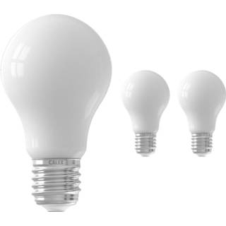 👉 Standaard LED Voordeelpak 3x Calex Smart Lamp E27 7W 806lm 2200-4000K CCT | Tuya Wi-Fi 8719157029063