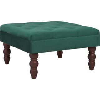 👉 Kruk groen fluweel active 60x60x36 cm donkergroen 8720286351741