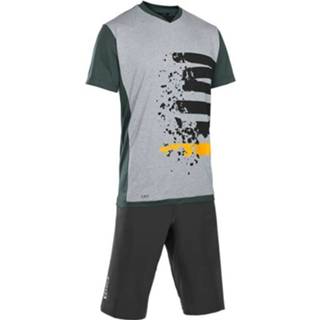 👉 (fietsshirt + fietsbroek) ION Letters Scub AMP Set (2 stukken, voor heren