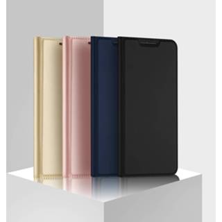 👉 Active zwart Xiaomi Redmi Note 10 hoesje - Dux Ducis Skin Pro Book Case 8719793108856