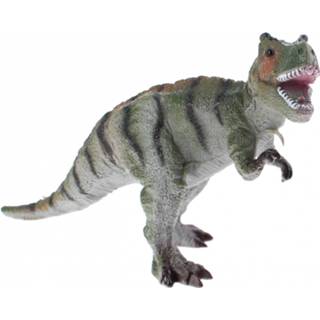 👉 Dinosaurus grijs groen kunststof Johntoy Animal World Alectrosaurus 17 Cm Grijs/groen 8719817276431