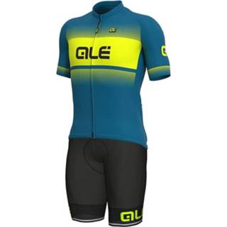 👉 Fietsshirt active mannen ALÉ Blend Set (fietsshirt + fietsbroek) (2 artikelen), voor heren 4260663993217
