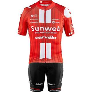 👉 TEAM SUNWEB Aerolight 2020 Set (fietsshirt + fietsbroek), voor heren, Fietskledi