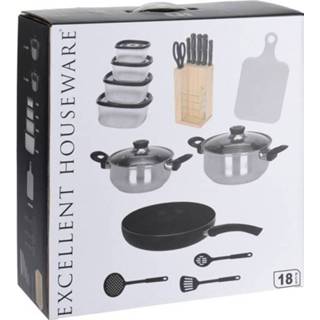 👉 Keukenset active Excellent Houseware 18-delige 6011612734768