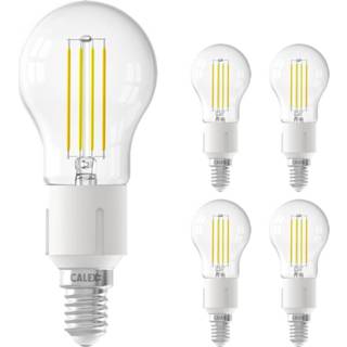 👉 Gloeilamp Voordeelpak 5x Calex Smart Kogelvormig LED Lamp E14 4,5W 450lm 1800-3000K CCT | Tuya Wi-Fi 8719157029520