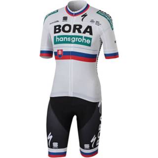 👉 Fiets shirt active fietskleding mannen BORA-hansgrohe Slowaakse kampioen 2018 Set (fietsshirt + fietsbroek), voor heren 4260588083444