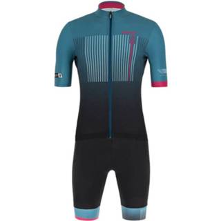 👉 La Vuelta Toledo 2019 Set (fietsshirt + fietsbroek), voor heren, Fietskleding