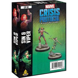 👉 Engels bordspellen Marvel Crisis Protocol - Sin and Viper 841333109943