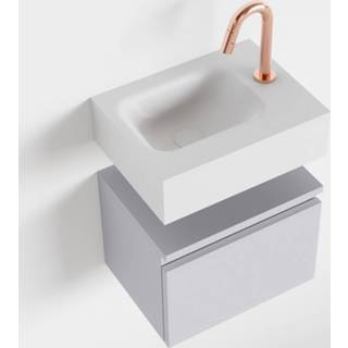 👉 Toiletmeubel talc andor MONDIAZ 40cm cale. LEX wastafel links 1 kraangat 6017315215238