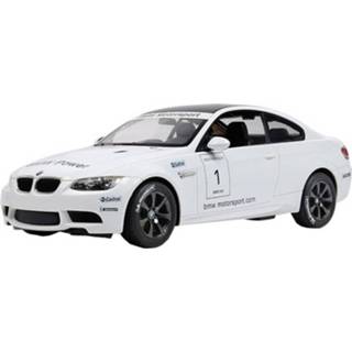 👉 Schaal wit Rastar Rc Bmw M3 1:14 30 Cm 8717154282566