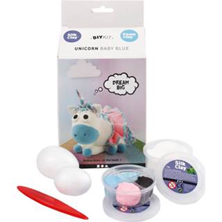👉 Knutselset blauw multikleur baby's Silk Clay Funny Friends Baby Blue 8-delig 5712854180078