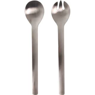 👉 Slabestek RVS zilverkleurig Cosy&trendy - Set-2-delig 5414841698930