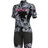 👉 ALÉ Bouquet Dames set (fietsshirt + fietsbroek) dames set (2 artikelen), Fietskl