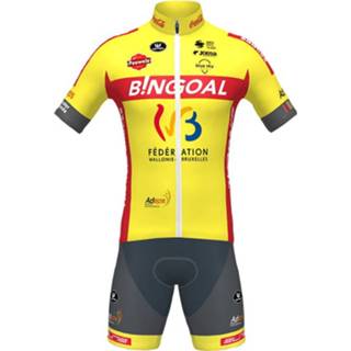 👉 Fietsshirt active mannen WALLONIE BRUXELLES 2021 Set (fietsshirt + fietsbroek), voor heren, Fietskleding 4260627180431