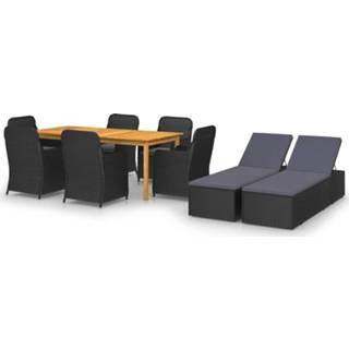 👉 Tuinset zwart active 9-delige 8720286339459