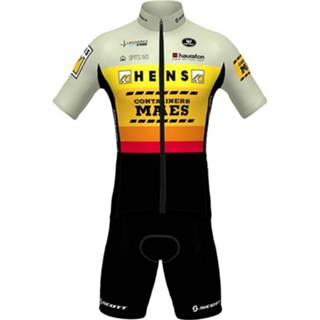 👉 Fietsshirt active mannen GROUP HENS-MAES CONTAINERS 2021 Set (fietsshirt + fietsbroek), voor heren, Fiets 4260627180547