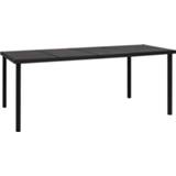 👉 Terrastafel zwart staal active Tuintafel 190x90x74 cm 8720286146330