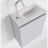 Eden mondiaz ture toiletmeubel cale wastafel talc rechts 1 kraangat Toiletmeubel talc MONDIAZ TURE 40cm cale. EDEN wastafel rechts 1 kraangat 6017349859859