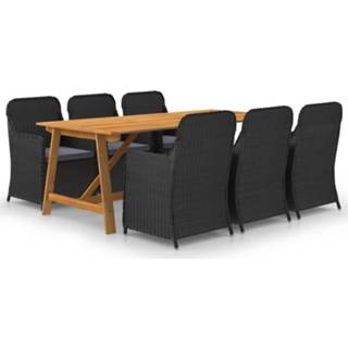 👉 Tuinset zwart active 7-delige 8720286336946