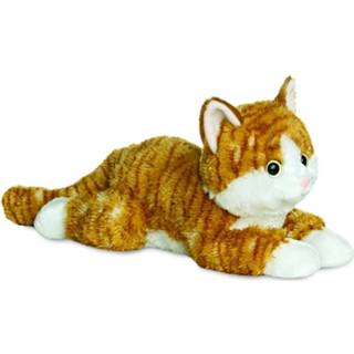 👉 Poezen/katten speelgoed artikelen rode kat/poes knuffelbeest 30 cm