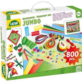 👉 Multikleur Lena Knutselkoffer Jumbo Junior Papier/v 4006942842209