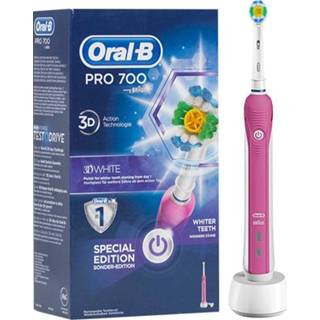 👉 Roze Oral-B PRO 700 Pink Edition 3D-White 4210201124078