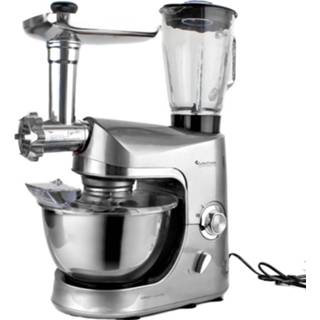 👉 Foodprocessor zilver Turbotronic Tt-007 / Keukenmachine 2000w 6.5l - 4260563030449