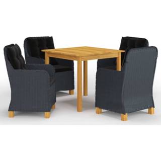 👉 Tuinset grijs active 5-delige donkergrijs 8720286338049