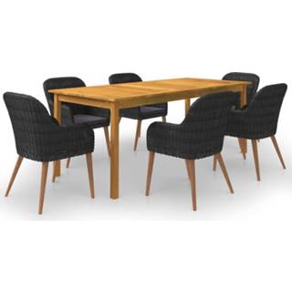 👉 Tuinset zwart active 7-delige 8720286339466
