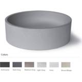 👉 Waskom grijs Opzet Urbi et Orbi Circum 48S Beton Rond 39x12 cm Donkergrijs 8719304483809