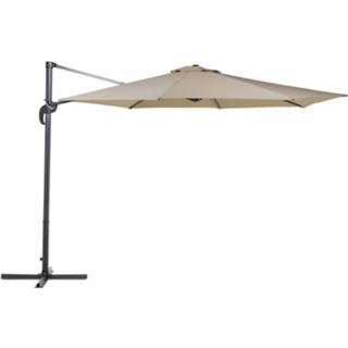 👉 Parasol polyester bruin Beliani Savona 340 X Cm 4260580936274