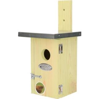 👉 Vogelhuisje houten hout bruin Vogelhuisje/nestkastje Winterkoning - Tuindecoratie Vogelnest Nestkast Vogelhuisjes Tuindieren 8720276019118