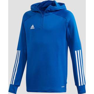 Adidas Condivo 20 Track Hoodie Kids Royal Blauw Wit