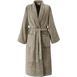 👉 Badjas witte katoen m taupe De Lietaer Etrusk Maat 5410156251518