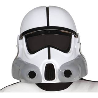 👉 Helm wit kunststof Fiestas Guirca Stormtrooper 38 Cm One-size 8434077136935