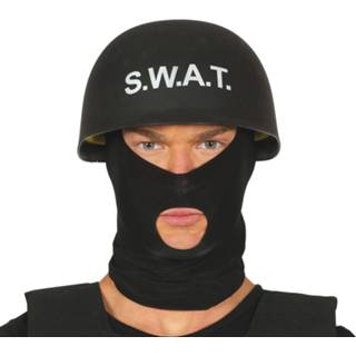 👉 Helm zwart kunststof Fiestas Guirca S.w.a.t. 15 Cm 8434077131619