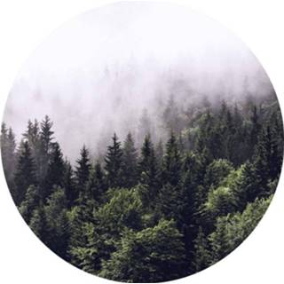 Wizard+genius Foggy Forest Vlies Fotobehang 140x140cm Rond