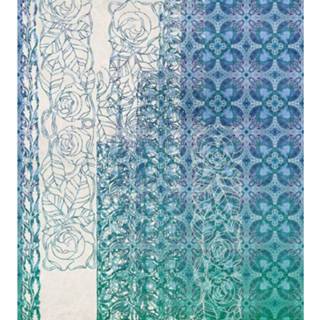 👉 Fotobehang Komar Art Nouveau Bleu Vlies 250x280cm 5-banen 4055065300394