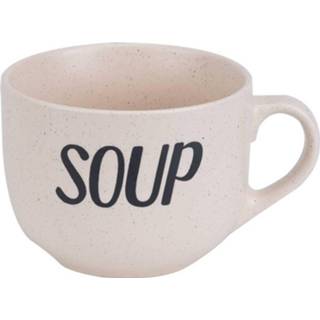 👉 Soepkom aardewerk crème Cosy&trendy 'Soup' Met Een Oor - 51 Cl Set-6 5400586621814