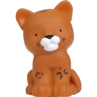 👉 Nachtlamp bruin PVC A Little Lovely Company Luipaard 14 Cm 8719715000831